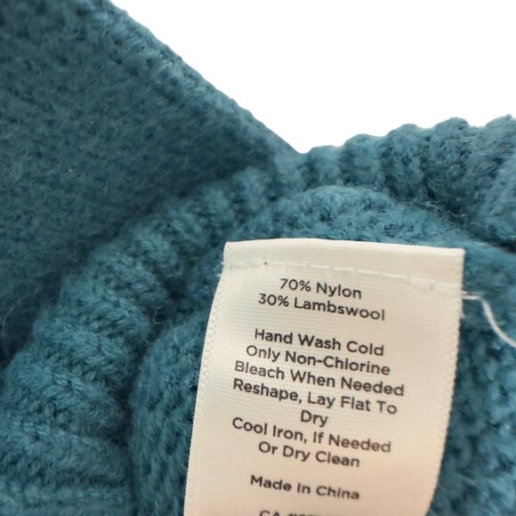 Talbots 30% Lambswool Thick Cable Knit Sweater Pullover - Picture 7 of 8